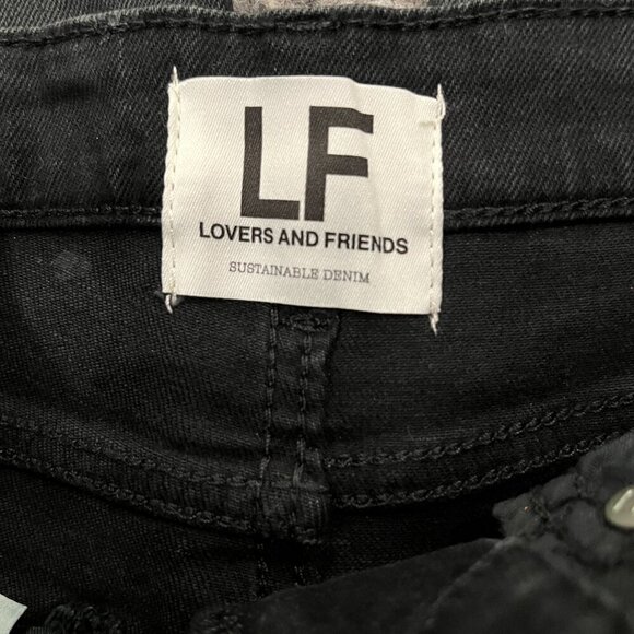 LOVERS AND FRIENDS NWT Greyson Ultra High Rise Slim Boot Sustainable Denim Jeans - Picture 9 of 11